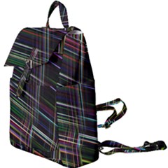 False Prismatic Black Background Buckle Everyday Backpack by Bangk1t