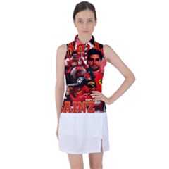 Carlos Sainz Women s Sleeveless Polo Tee by Boster123