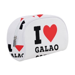 I Love Galao Coffee Make Up Case (small) by ilovewhateva