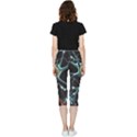 Organism Neon Science Inside Out Lightweight Velour Capri Leggings  View4
