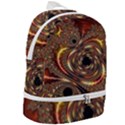 Geometric Art Fractal Abstract Art Zip Bottom Backpack View2