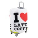 I love latte coffee Luggage Cover (Small) View2