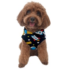 Seamless-adventure-space-vector-pattern-background Dog Sweater by Wav3s