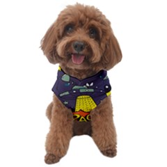 Vector Flat Space Design Background With Text Dog Sweater by Wav3s