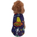 Vector Flat Space Design Background With Text Dog T-Shirt View2