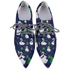 Swan-pattern-elegant-design Pointed Oxford Shoes by Wav3s