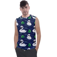 Swan-pattern-elegant-design Men s Regular Tank Top by Wav3s