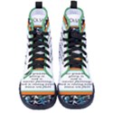 233 greatness Women s High-Top Canvas Sneakers View1