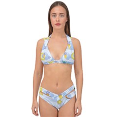 Science Fiction Outer Space Double Strap Halter Bikini Set by Ndabl3x