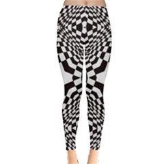 Tile Repeating Pattern Texture Leggings  by Ndabl3x
