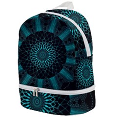 Ornament District Turquoise Zip Bottom Backpack by Ndabl3x