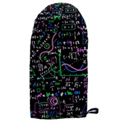 Math-linear-mathematics-education-circle-background Microwave Oven Glove by Vaneshart