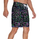 Math-linear-mathematics-education-circle-background Men s Beach Shorts View3