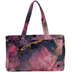 Pink Texture Resin Canvas Work Bag by Vaneshop