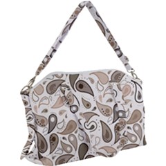 Paisley Pattern Background Graphic Canvas Crossbody Bag by Vaneshop