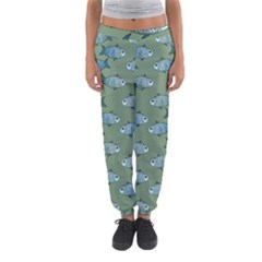 Fishes Pattern Background Theme Women s Jogger Sweatpants by Vaneshop