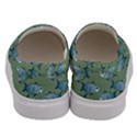Fishes Pattern Background Theme Men s Canvas Slip Ons View4