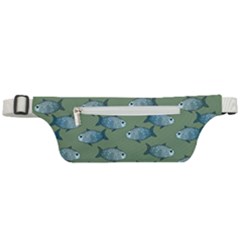Fishes Pattern Background Theme Active Waist Bag by Vaneshop