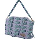 Fishes Pattern Background Theme Art Canvas Crossbody Bag View2