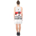 I love Latin food Halter Collar Waist Tie Chiffon Dress View2