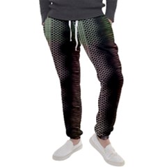 Leopard Animal Shawl Honeycomb Men s Jogger Sweatpants by Vaneshop