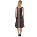 Leopard Animal Shawl Honeycomb Midi Sleeveless Dress View2