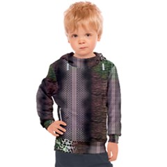 Leopard Animal Shawl Honeycomb Kids  Hooded Pullover by Vaneshop