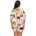 Seamless Pattern Hand Drawing Cartoon Dessert And Cake Just Threw It On Dress View4