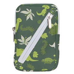 Cute Dinosaur Pattern Belt Pouch Bag (large) by Wav3s