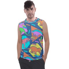 Dinosaur Pattern Men s Regular Tank Top by Wav3s