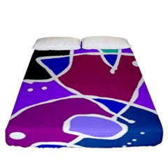 Mazipoodles In The Frame  Fitted Sheet (california King Size) by Mazipoodles