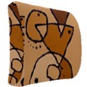 Mazipoodles In The Frame - Brown Back Support Cushion View2