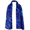 Blue Bubbles Abstract Lightweight Scarf  View1