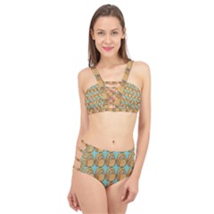 Owl Bird Pattern Cage Up Bikini Set by Vaneshop