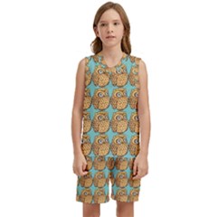Owl Bird Pattern Kids  Basketball Mesh Set by Vaneshop