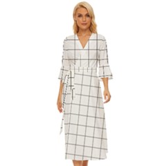 Mesh Midsummer Wrap Dress by zhou