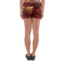 Japan Art Illustration Yoga Shorts View2