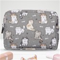 Cute Cat Pattern Cartoon Make Up Pouch (Medium) View1
