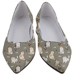 Cute Cat Pattern Cartoon Women s Block Heels  by Cowasu