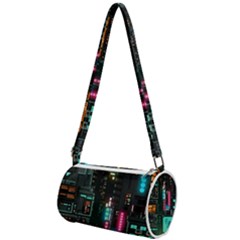 Video Game Pixel Art Mini Cylinder Bag by Cowasu