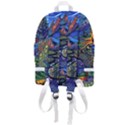 Psychedelic Landscape Zip Bottom Backpack View3