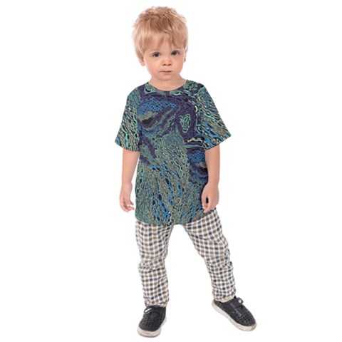 Dark Psychedelic Kids  Raglan Tee by Cowasu