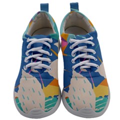 Exotic Leaves Flower Plant And Branches Art Print Botanical Pattern Mens Athletic Shoes by Cowasu