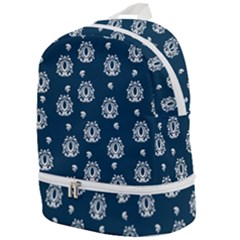 Pattern Baroque Art Drawing Zip Bottom Backpack by Ndabl3x