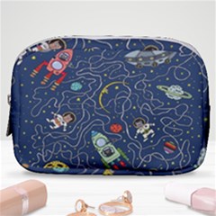 Cat Cosmos Cosmonaut Rocket Make Up Pouch (small) by Cowasu