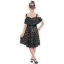 Close Up Code Coding Computer Kids  Cut Out Shoulders Chiffon Dress View2