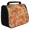 Oranges Background Texture Pattern Full Print Travel Pouch (Big) View2