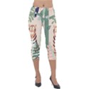 Kids Animals & Jungle Friends Lightweight Velour Capri Leggings  View1