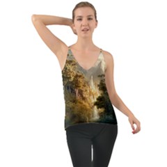 Natural Landscape Nature Vegetation Jungle Chiffon Cami by Ravend