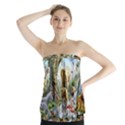 Beautiful Jungle Animals Strapless Top View1